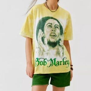 NWOT Urban Outfitters Bob Marley Tie-Dye T-Shirt Dress One Size